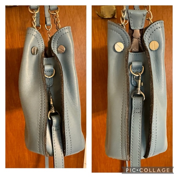 NWOT Patricia Nash Holystone Slouchy Satchel in Safflower Blue *sold out online* - Picture 11 of 16